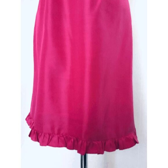 Anthropologie Women’s 4 Maeve Removable Strap Strapless Smocked Silk Dress - Picture 7 of 11